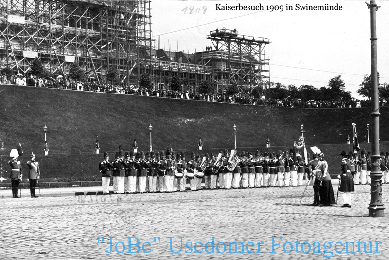 1909 Kaiser in Swinemünde